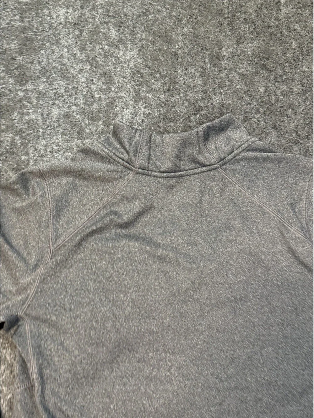 Nike Therma-Fit Quarter Zip Pullover Mens Small Gray Long Sleeve Swoosh